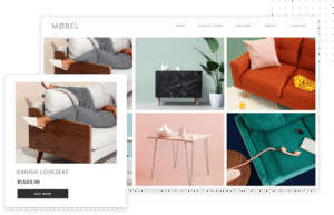 A modern website showcasing stylish products with professional ecommerce web development services for seamless online selling.